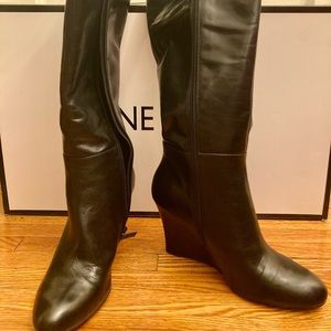 Nine West wedge boots